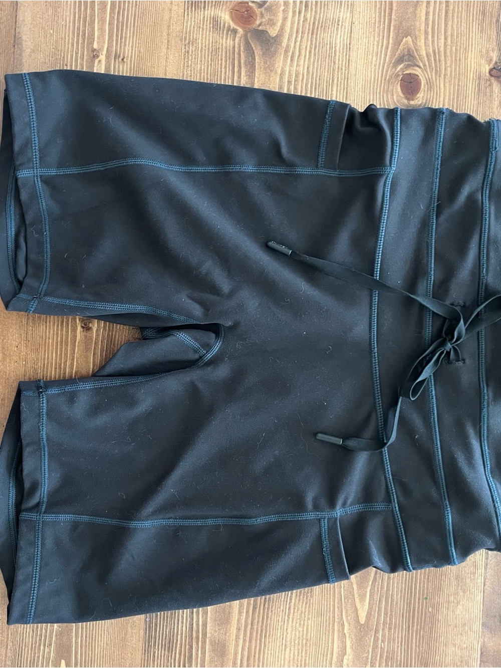 POPFLEX Black Bike Shorts and Yoga Pants Set of 3 - Picture 4 of 11